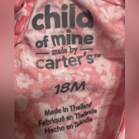 Carter's Pink Floral Casual Dress - Picture 3 of 6